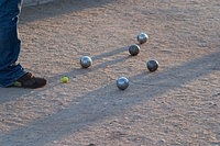 Playing boules