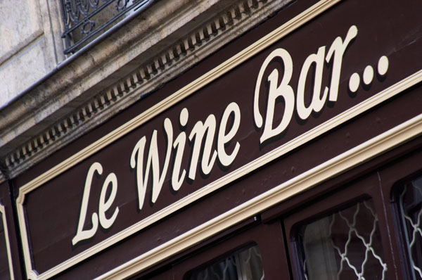 Wine bar, bar a vins