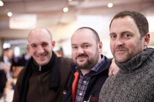 Tom Lubbe (Matassa), Thomas Theibert (de l'Horizon), Jean Philippe Padie (Domaine Padié) winemakers in Calces