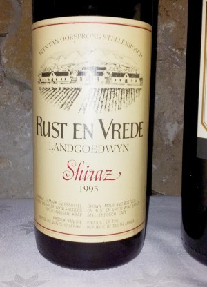 Shiraz from Rust en Vrede