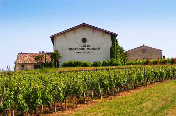 The winery of Chateau Troplong Mondot, Saint Emilion, Bordeaux