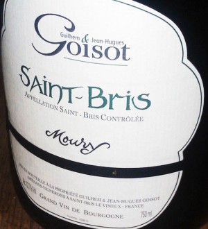 Domaine Goisot, Bourgogne, Saint Bris