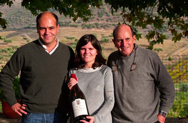 The Olazabal family at Quinta do Vale Meao in Douro, Portugal