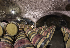 barrel cellar at chanson burgundy beaune