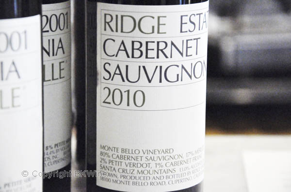 Ridge Estate Cabernet Sauvignon 2010