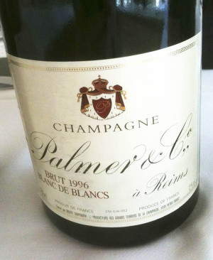 Magnum bottle of Palmer blanc de blancs 1996