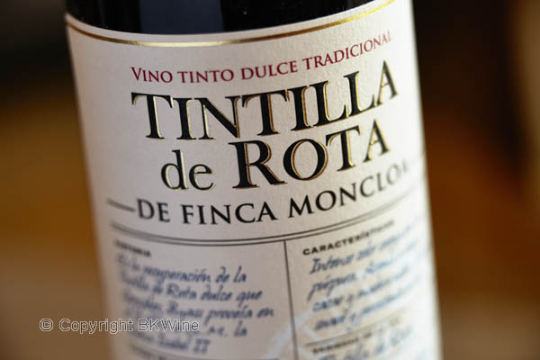 Tintilla de Rota de Finca Moncloa Gonzales Byass