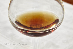 A glass of Kopke Colheita port 1940 special edition 375