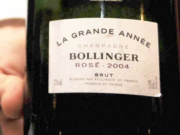 Champagne Bollinger Rose