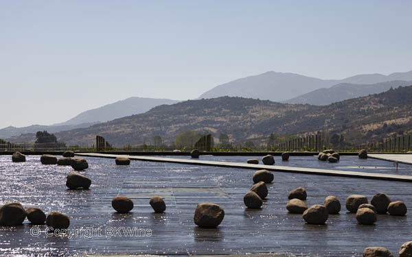 The water mirror at Vina Vik, Chile