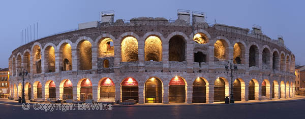 The arena in Verona, Veneto