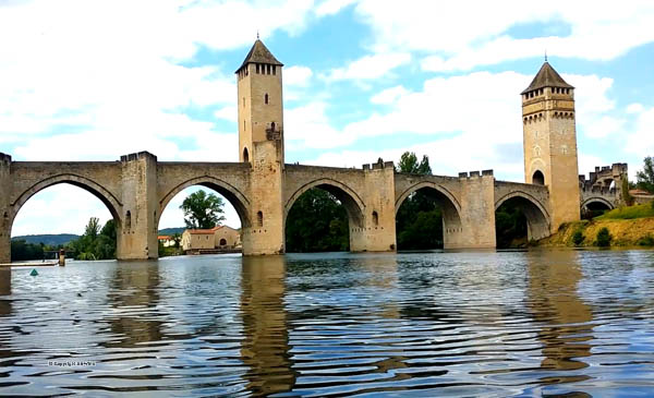 Pont Valentre, on the Lot River, Cahors