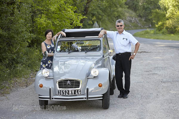 Travelling around Cahors in 2CV