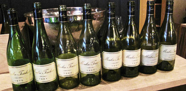 Tasting Moulin Touchais vintages, copyright Roland Eriksson