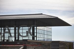 The modern winery at Bodegas Baigorri