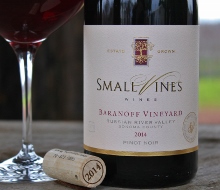 Small Vines Wines Baranoff Vineyard Russian River Valley Pinot Noir