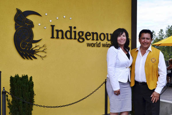 Robert and Bernice Louie at Indigenous World Winery, Okanagan