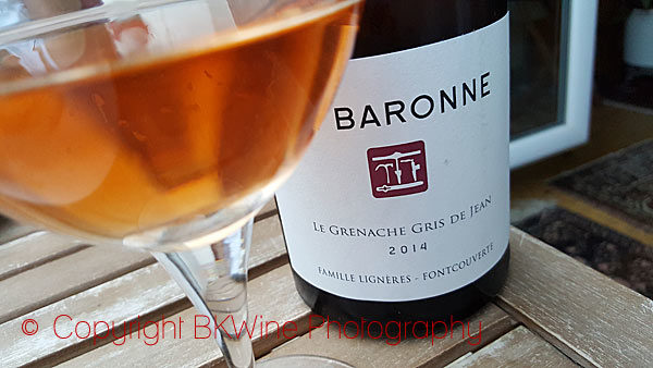 Château La Baronne Le Grenache Gris de Jean 2014, Corbières, Languedoc