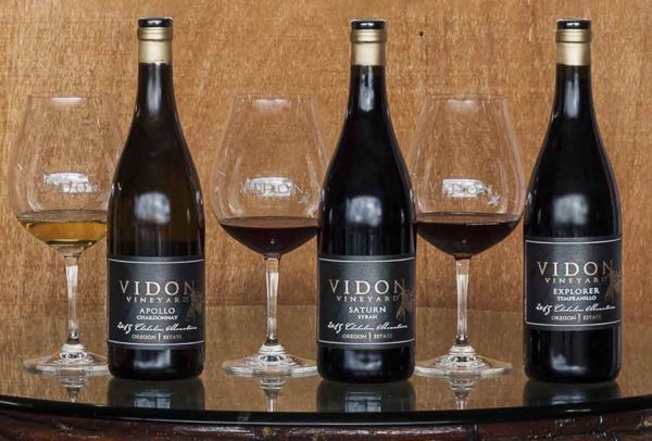 Vidon Vineyards wines from Oregon