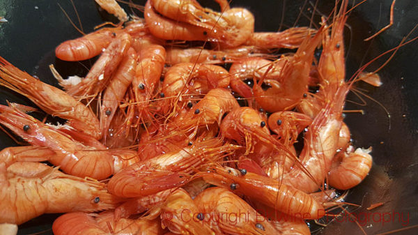 Bouquet shrimps, very luxurious