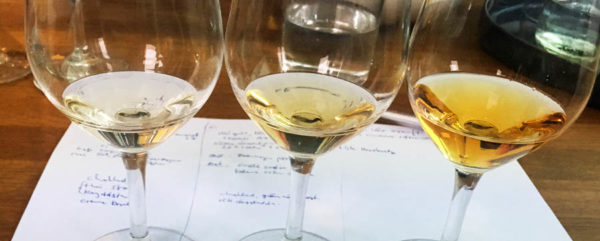 Three shades of tokaji wine