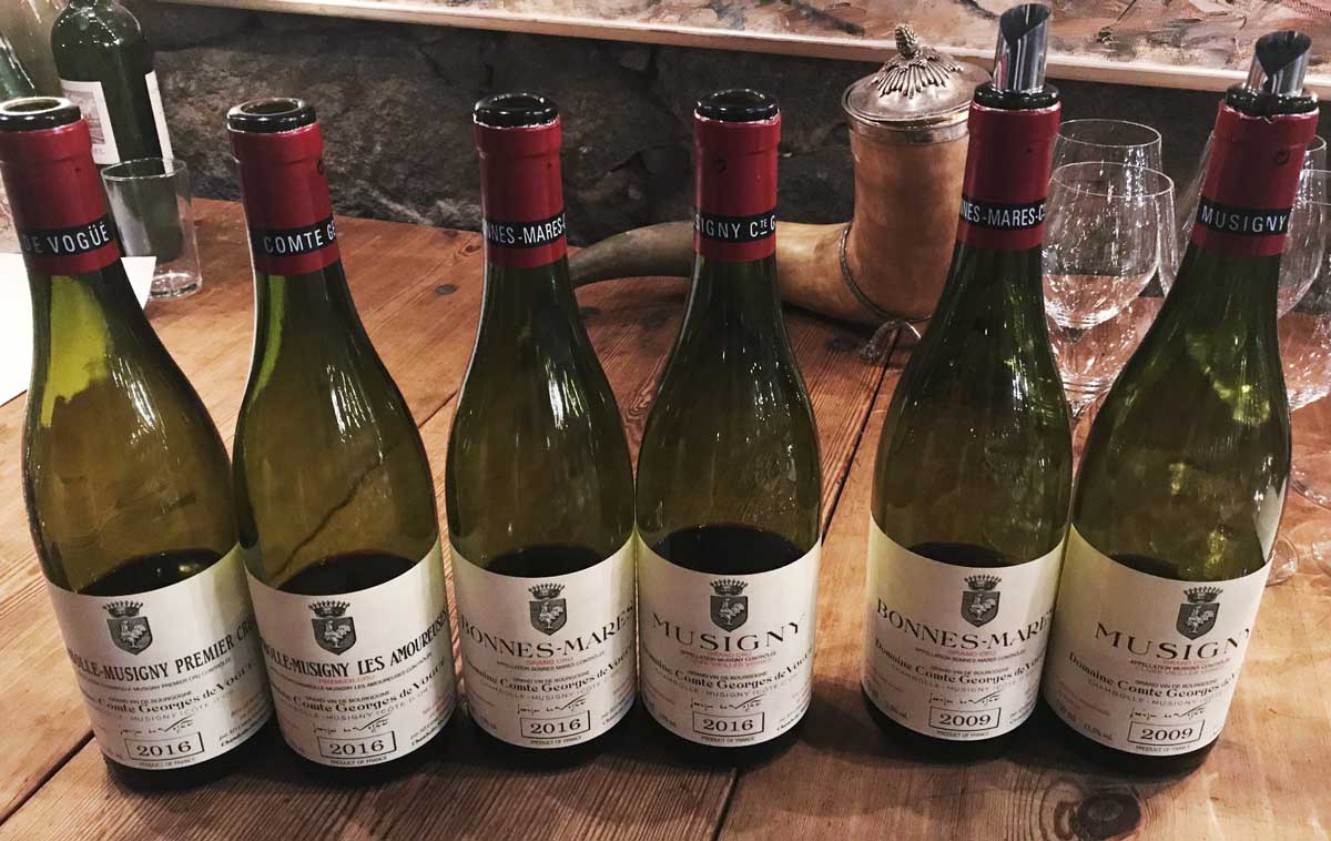 Domaine Comte Georges de Vogüé Burgundy wines