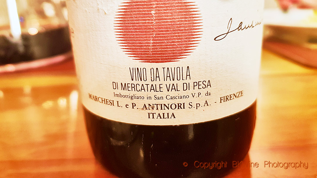 Tignanello 1980, Vino da Tavola, Marchesi L. and P. Antinori