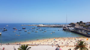 The beach at Cascais, Portugal