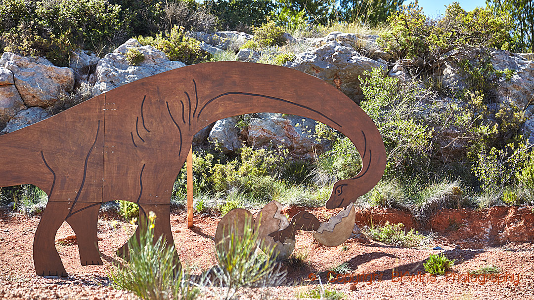 In the dinosaur park in Languedoc