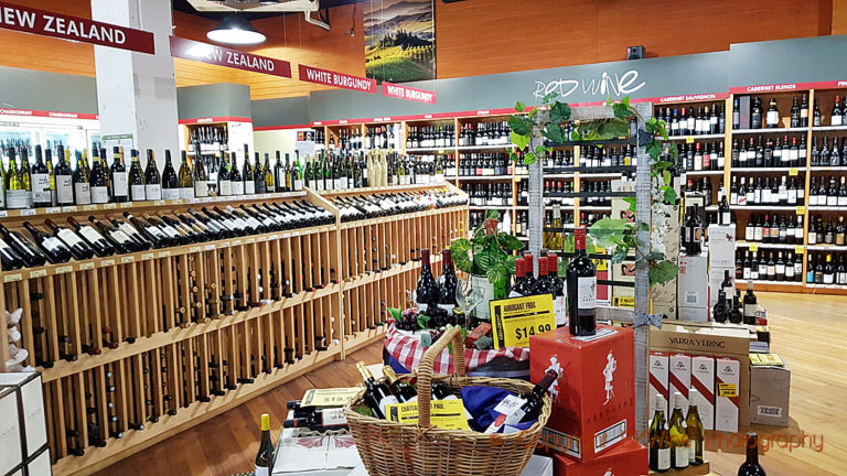 A wine shop in Auckland, New Zealand