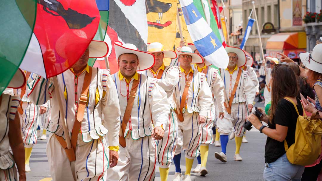 Vevey Fete des Vignerons parade