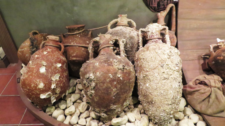 Gerovassiliou museum, old amphorae