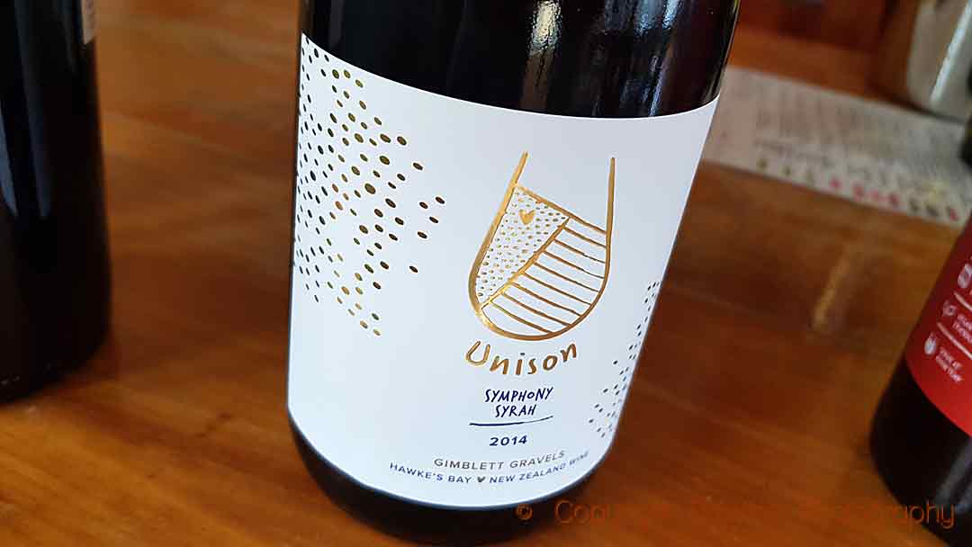 Unison Vineyard Symphony Syrah Gimblett Gravels, Hawke's Bay, New Zealand