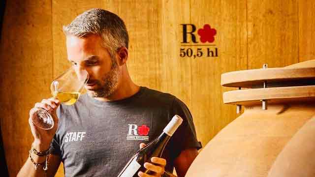 Luca Baccarelli, winemaker at Roccafiore in Umbria