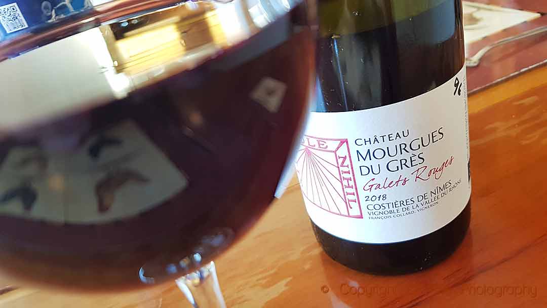 Galets Rouges 2018, Château Mourgues du Grès, Costières de Nîmes, Rhône Valley