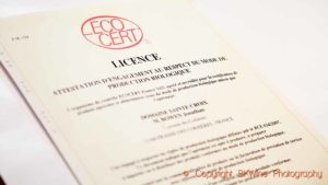 An Ecocert organic license