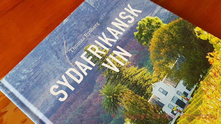 Sydafrikansk vin, av Thomas Rydberg, omslag, titel