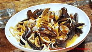 The pasta with shellfish, Valma Brasserie Provencale, restaurant, Paris