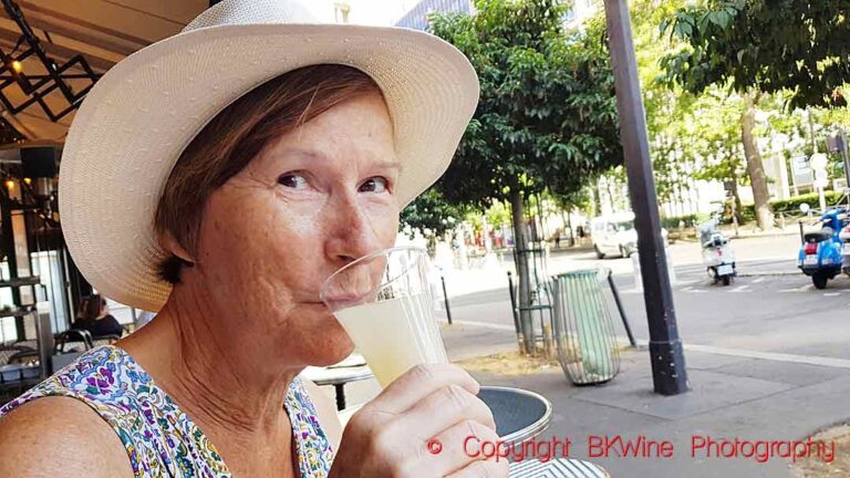 Enjoying a pastis on a café terrasse a warm summer day