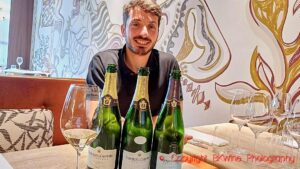 Gauthier Quatrevaux, winemaker, chef de cave, at Champagne Beaumont de Crayeres