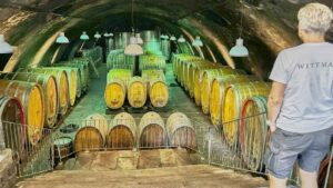 The cellar at Weingut Wittmann, Westhofen, Rheinhessen, Germany