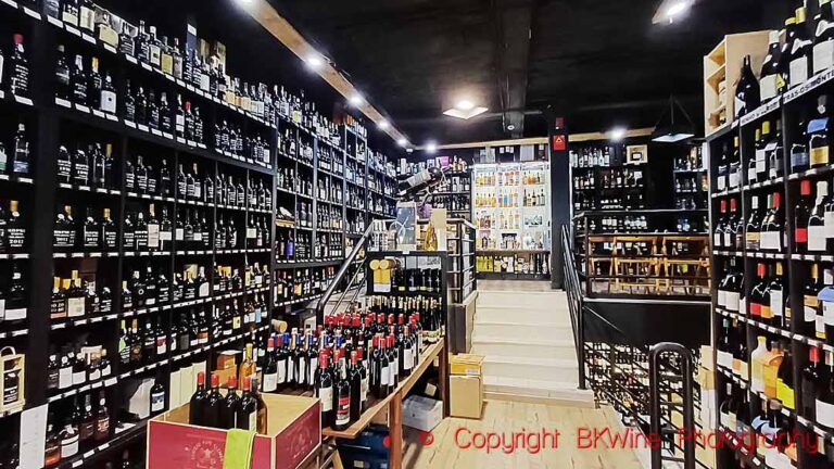 One of many wine shops in Lisbon, Portugal